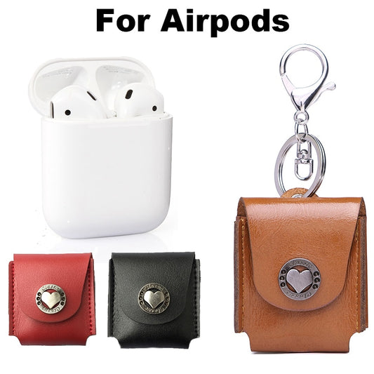 Genuine Leather Decorative Air Pods Protective Case Pouch Soft Scratch-Proof | GreenLifeHuman Emporium