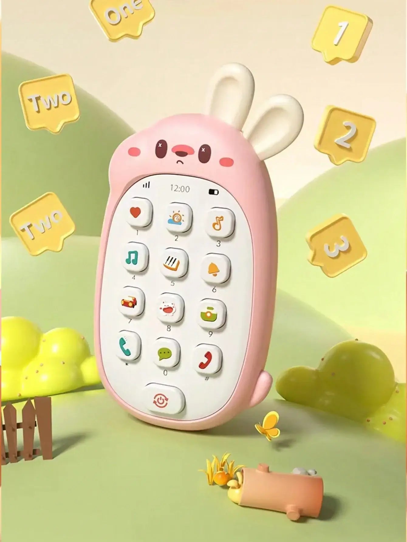 Musical Baby Phone Toy: Early Learning & Puzzle Fun