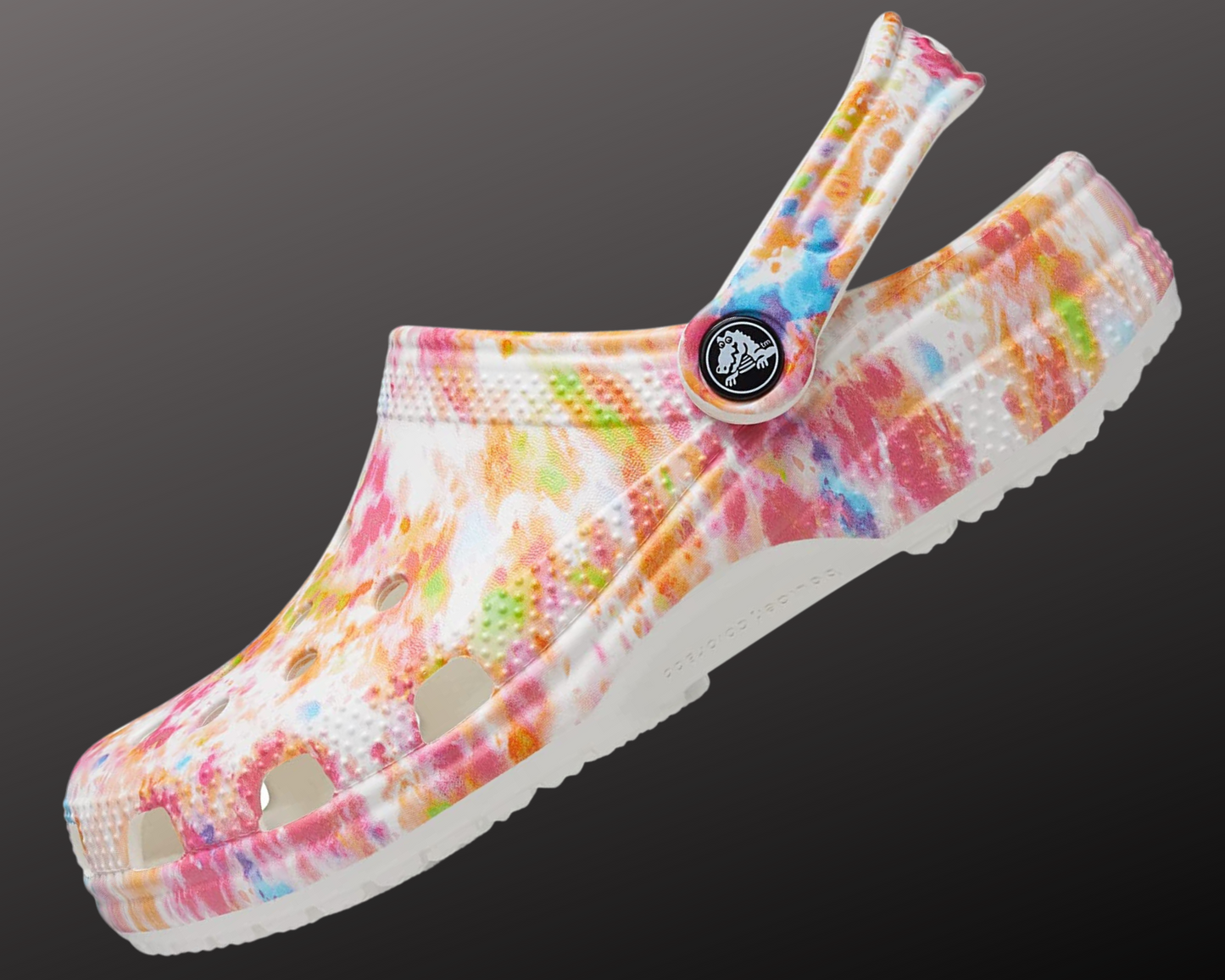 Crocs Classic Tie-Dye Graphics Clogs Comes with FREE Set of JIBBITZ | GreenLifeHuman Emporium