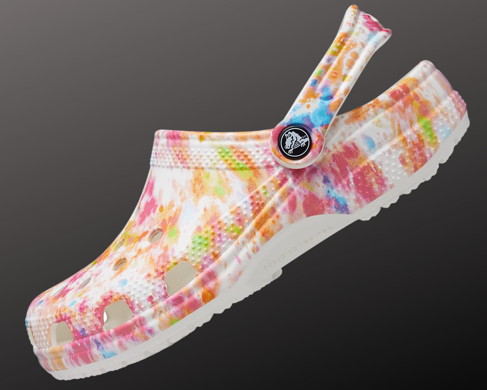 Crocs Classic Tie-Dye Graphics Clogs Comes with FREE Set of JIBBITZ | GreenLifeHuman Emporium