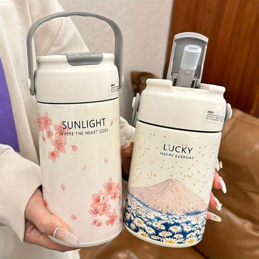 316 Stainless Steel Leakproof Insulated Tumbler with Straw