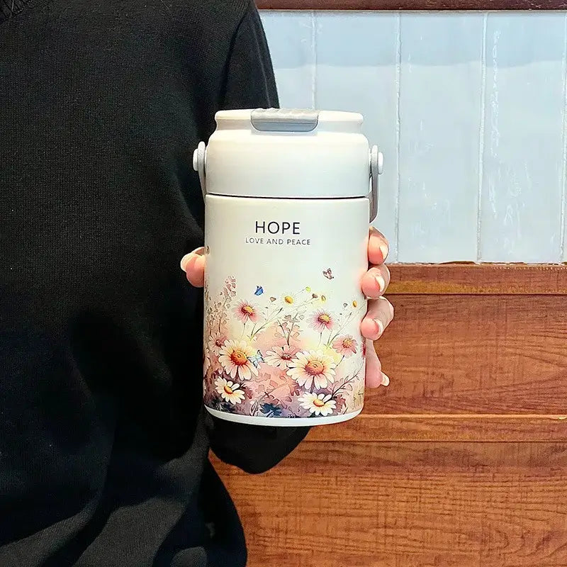 316 Stainless Steel Leakproof Insulated Tumbler with Straw
