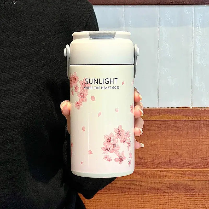 316 Stainless Steel Leakproof Insulated Tumbler with Straw