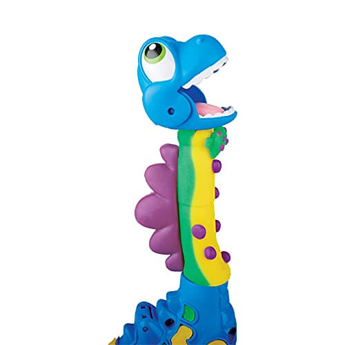 Dino Fun: Growin’ Tall Bronto with Play-Doh Eggs (Non-Toxic)