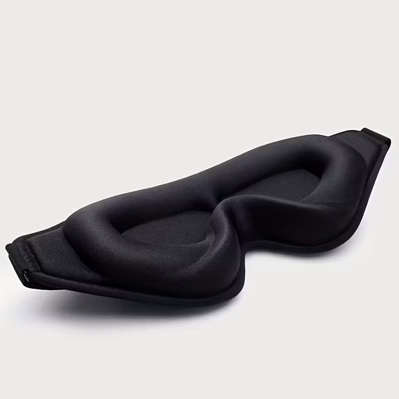 3D Blackout Sleep Eye Mask with Travel Pouch - Comfort Mask