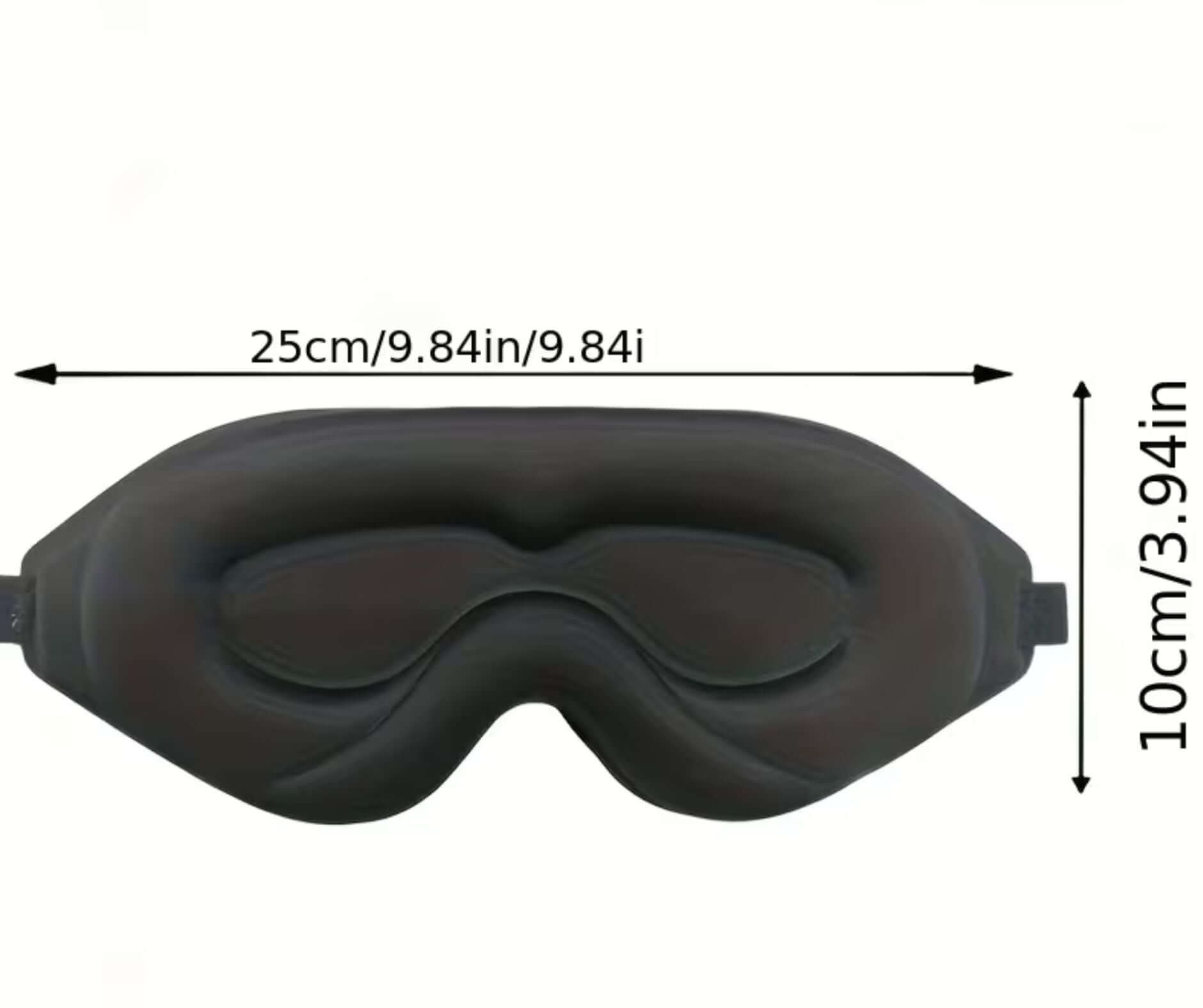 3D Blackout Sleep Eye Mask with Travel Pouch - Comfort Mask