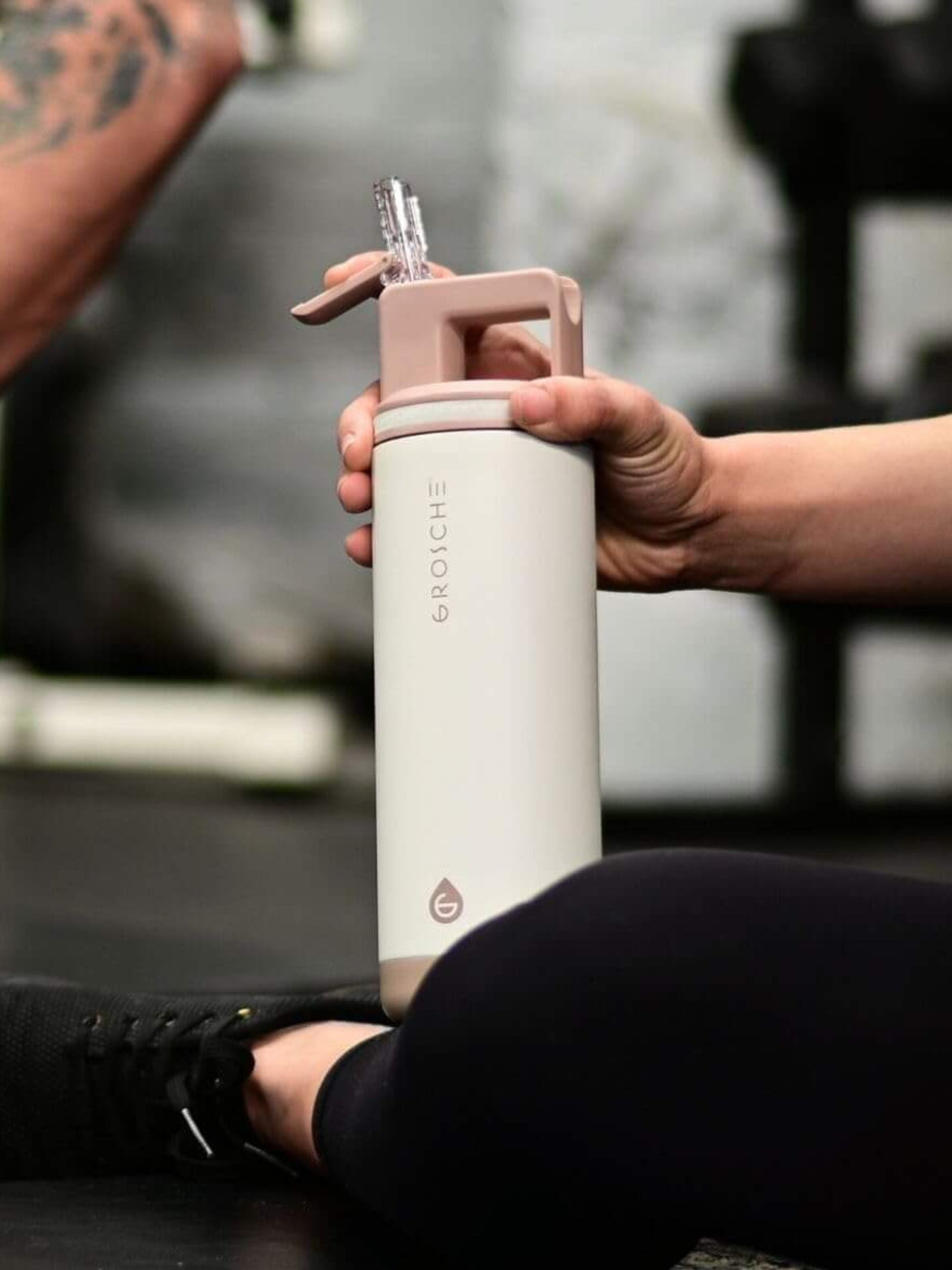 Insulated Stainless Steel Water Bottle with Straw Leakproof