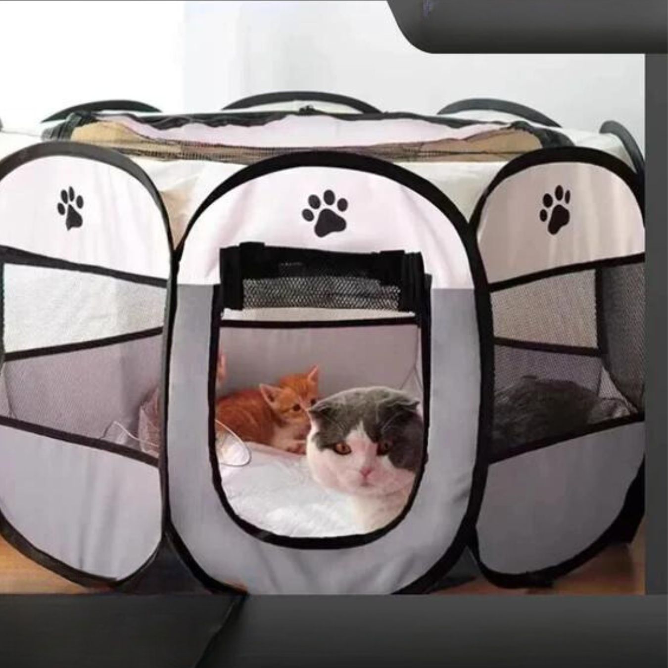 Portable & Foldable Pet Tent Kennel Octagonal Indoor/Outdoor Shelter for Dogs & Cats | GreenLifeHuman Emporium