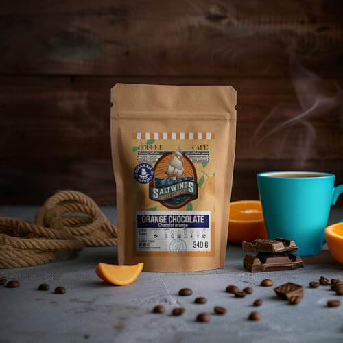 Taste Adventure: Orange Medium Roast Chocolate Coffee - Arabica 340g