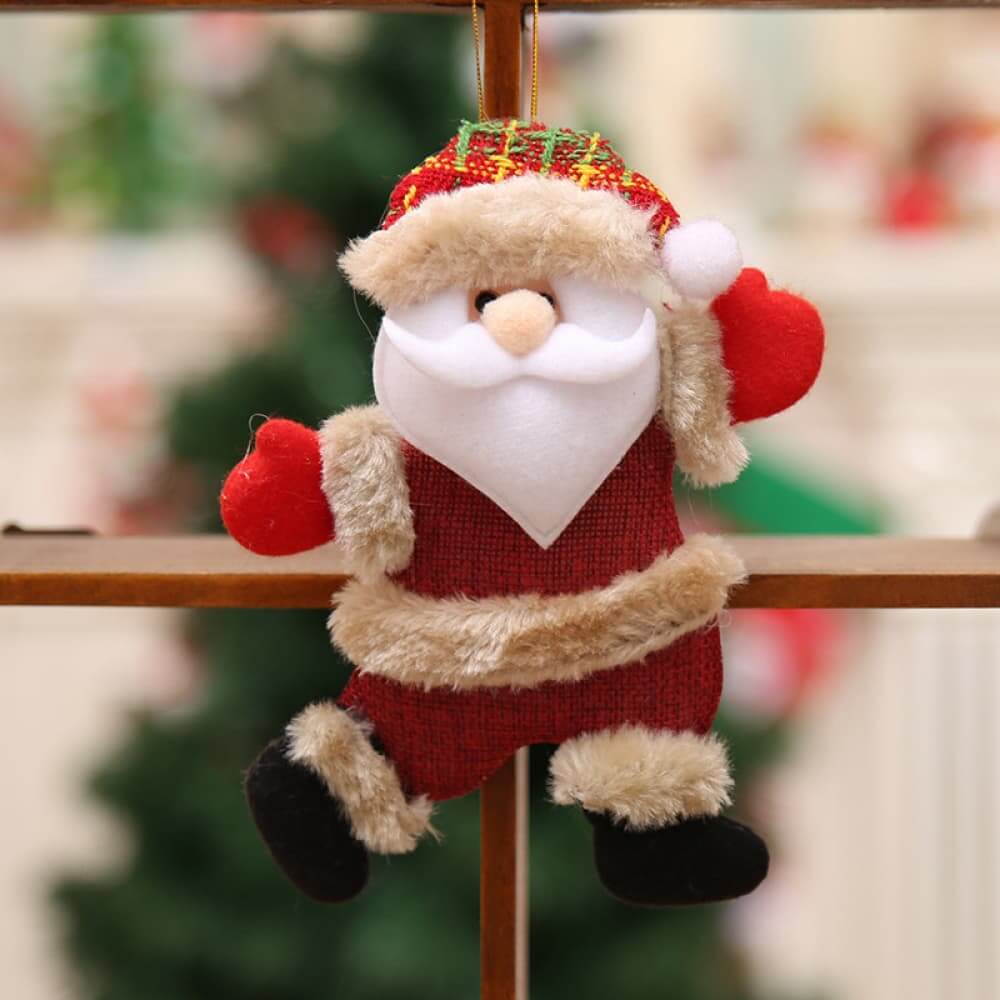 Joyful Tidings: 4-Piece Christmas Hanging Charms