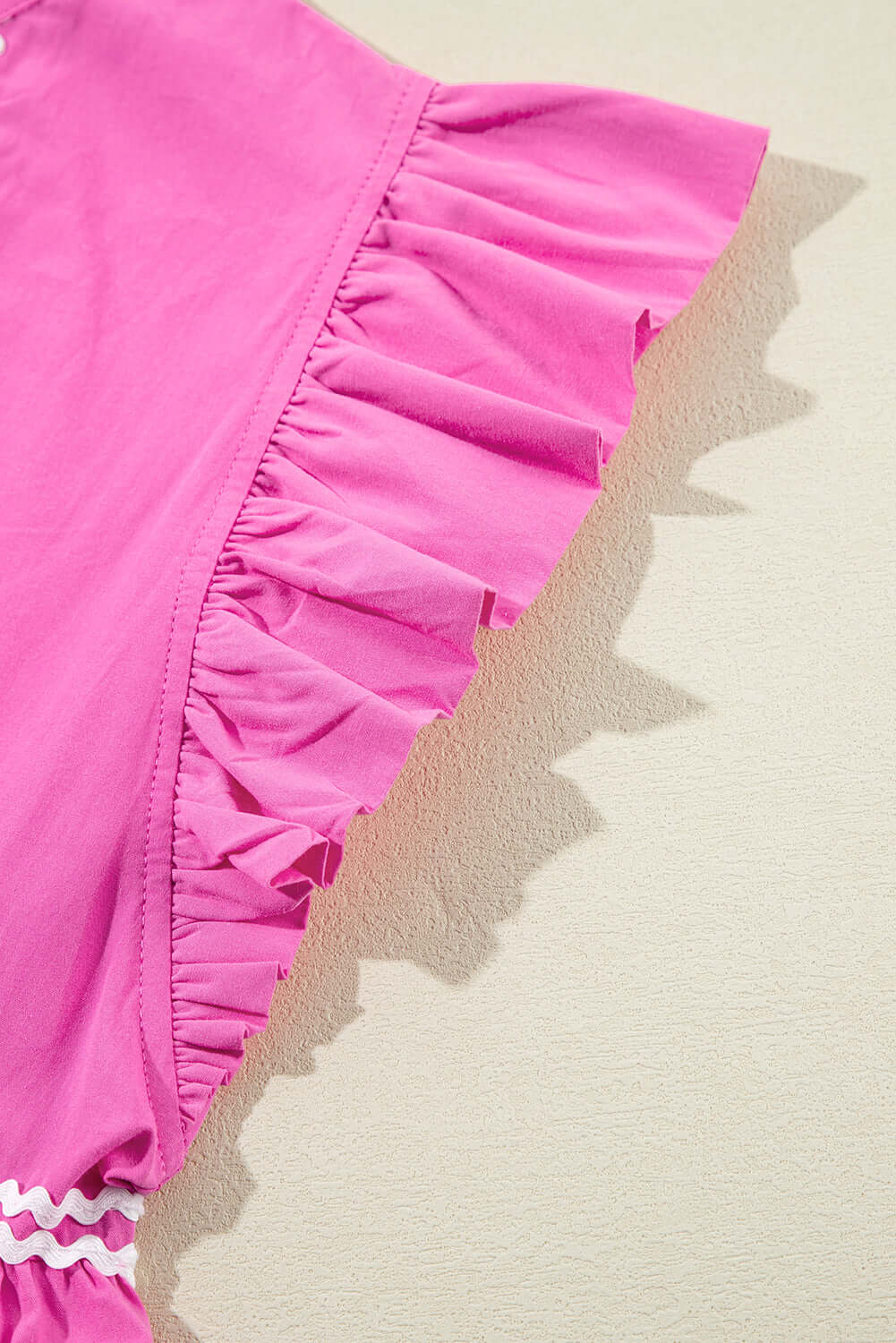 Flirty & Fun: Flutter Sleeve Tiered Cotton Dress