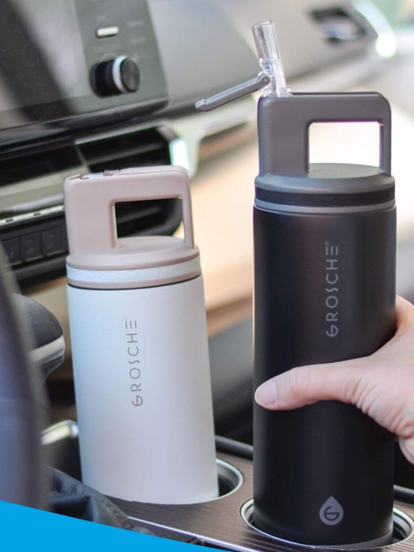 Insulated Stainless Steel Water Bottle with Straw Leakproof