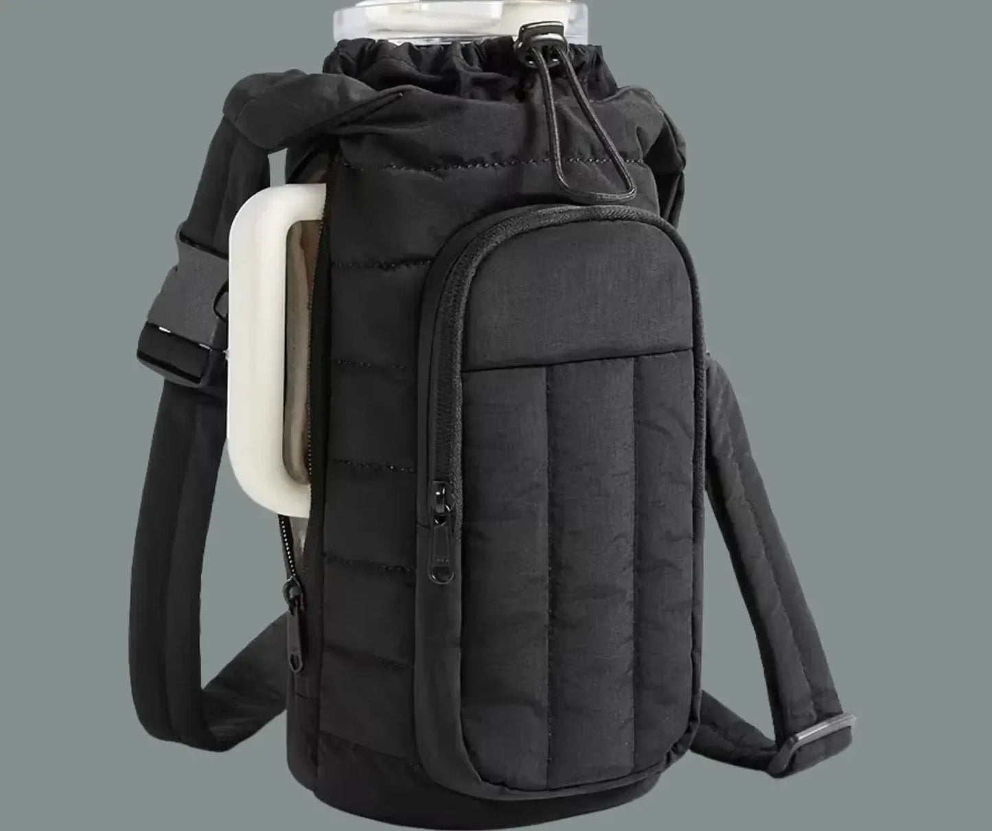 50oz Insulated Water Bottle with Crossbody Sleeve