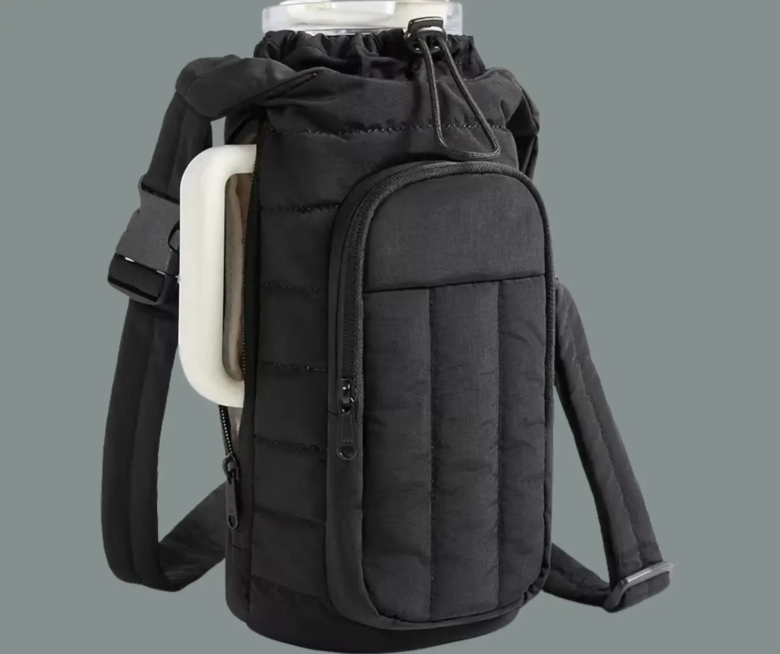 50oz Insulated Water Bottle with Crossbody Sleeve