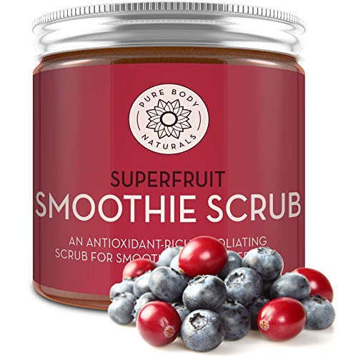 Superfruit Smoothie Scrub, 8.8 fl oz Antioxidant-Rich Exfoliating Scrub for Smooth Rejuvenated Skin | GreenLifeHuman Emporium