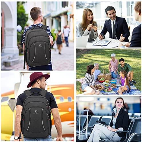 All-in-One 17.3" Travel Backpack with USB & RFID Protection