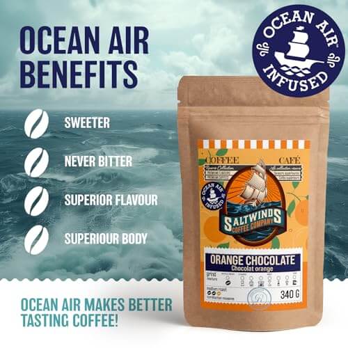 Taste Adventure: Orange Medium Roast Chocolate Coffee - Arabica 340g