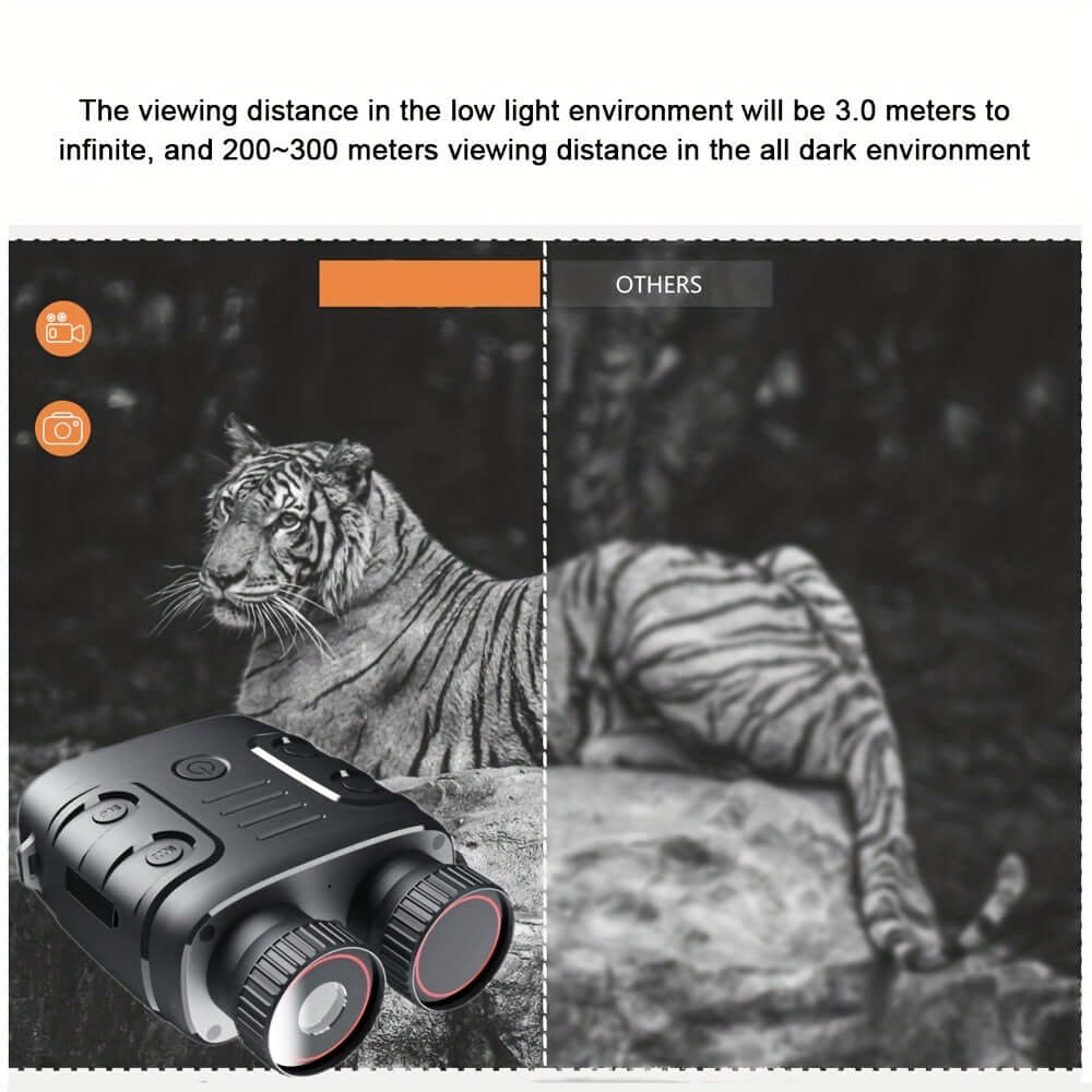 5X Infrared Night Vision Binoculars 1080P Digital Zoom