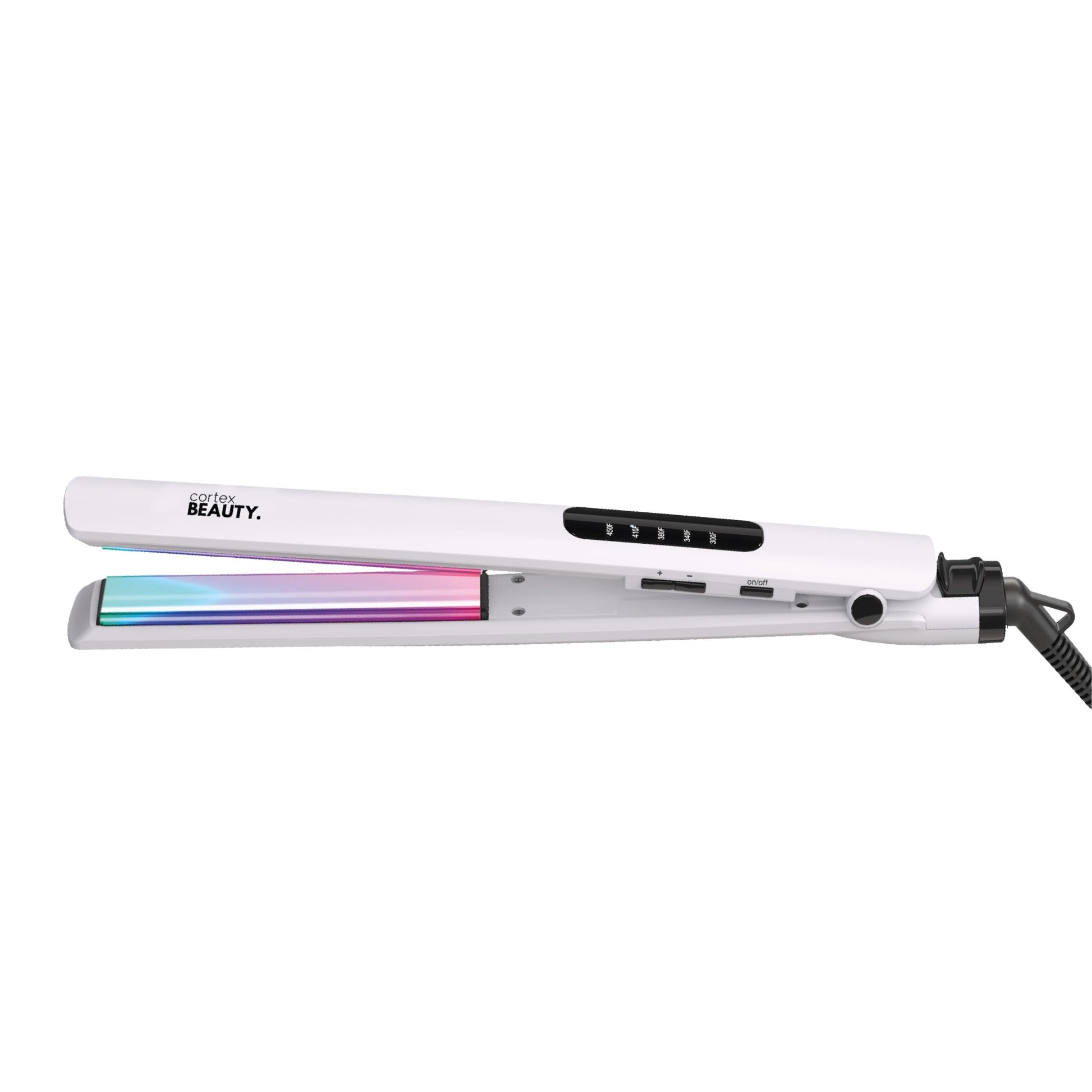 Cortex Beauty Ultra Slim 1-Inch Hair Straightener - White