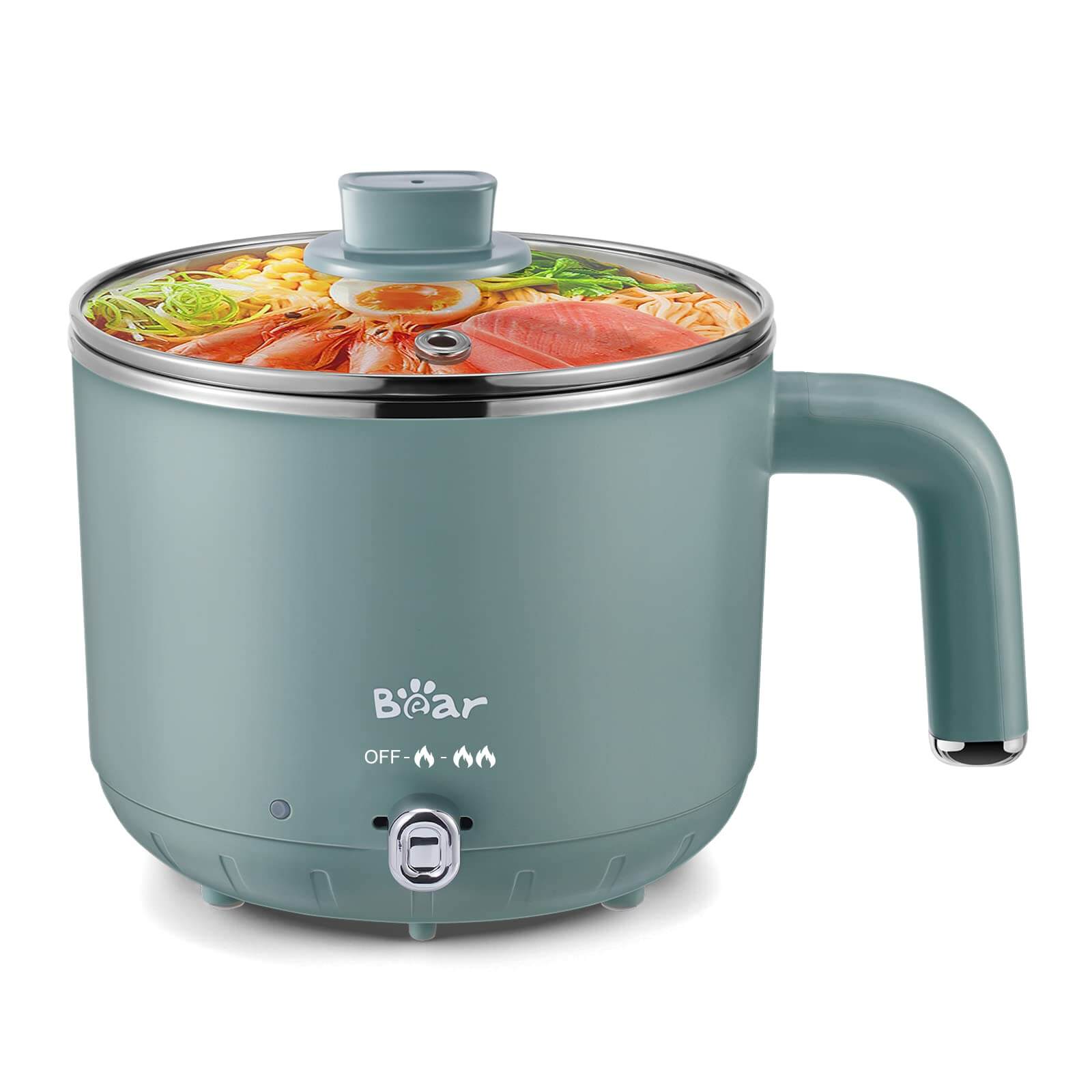 Smart Cooking: Bear Electric Pot with Boil-Dry Protection