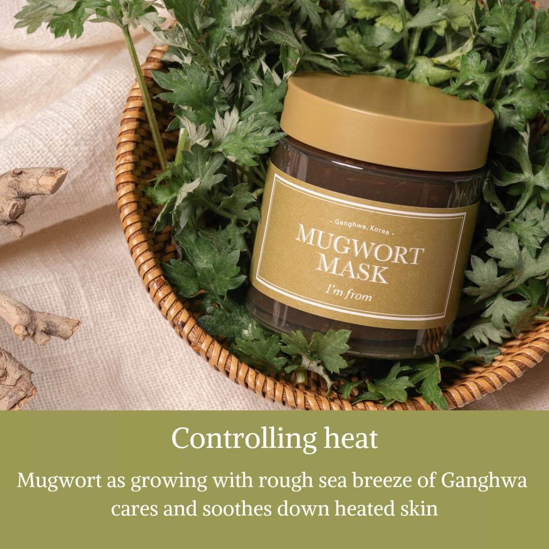 Herbal Healing: Korean Mugwort Soothing Mask