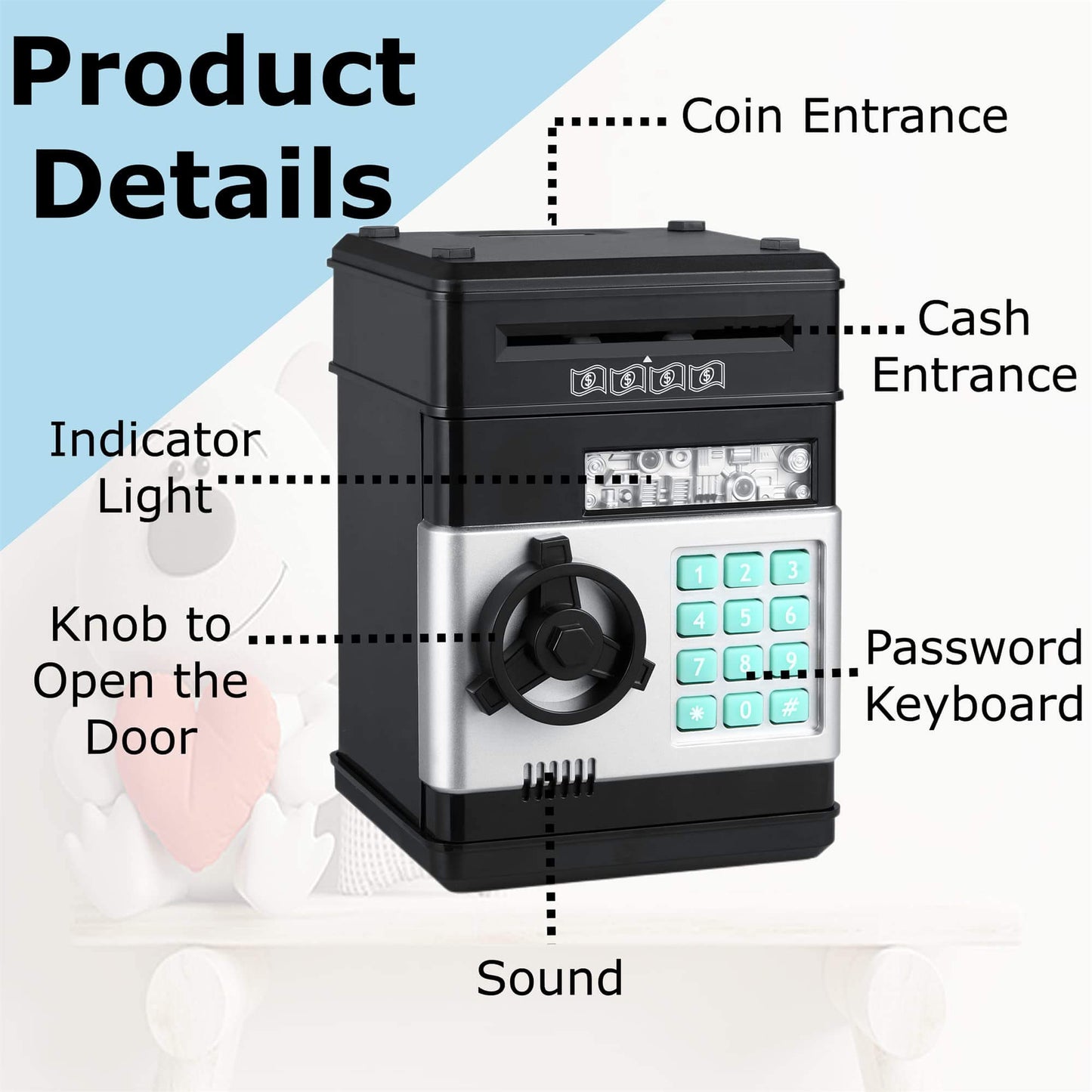 Smart Savings: Interactive ATM Piggy Bank for Kids