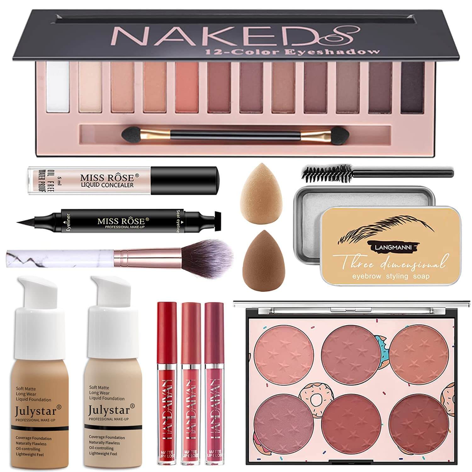 Glamour Essentials: Professional Makeup Kit for Women