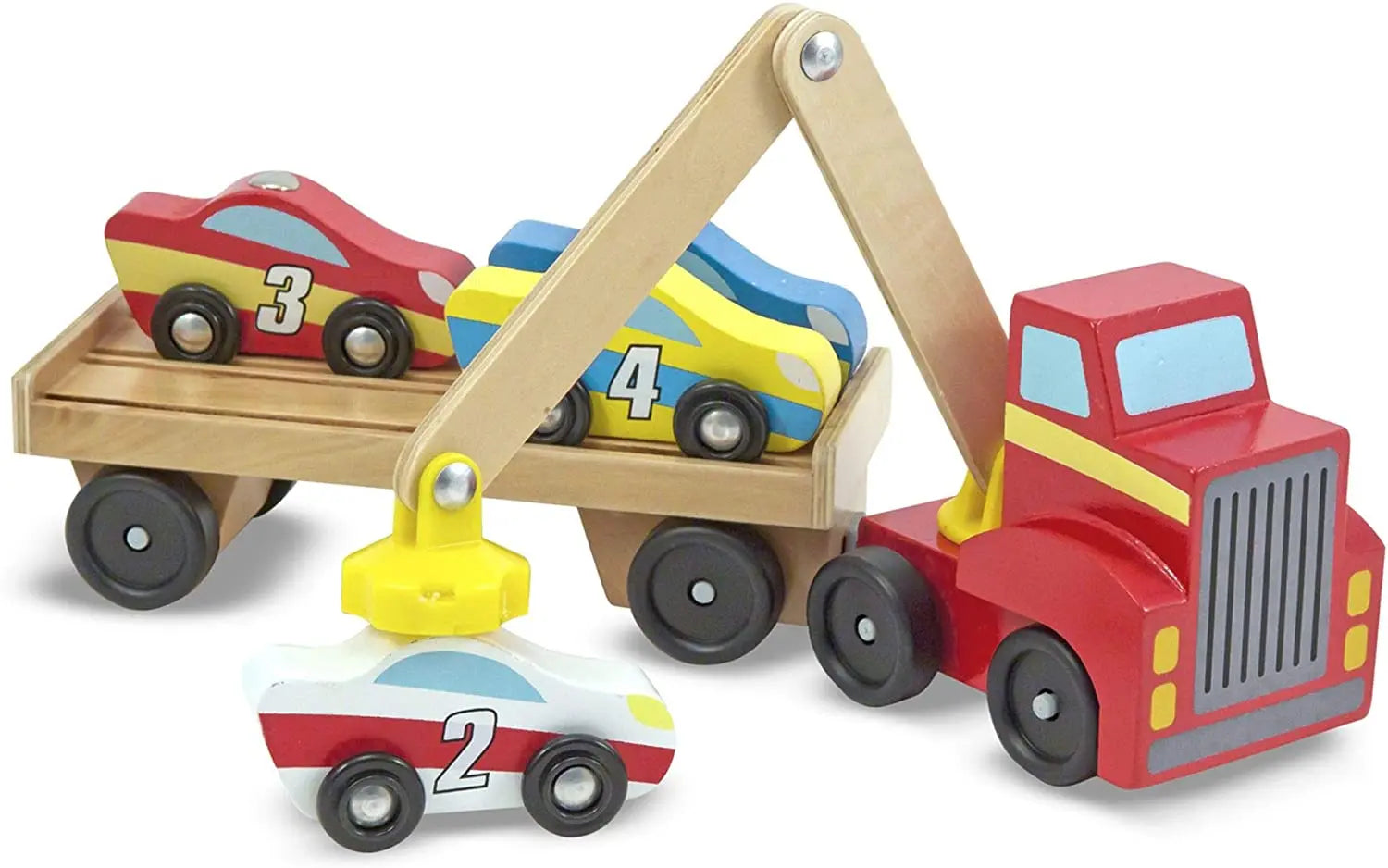 Melissa & Doug Magnetic Car Loader Set | GreenLifeHuman Emporium