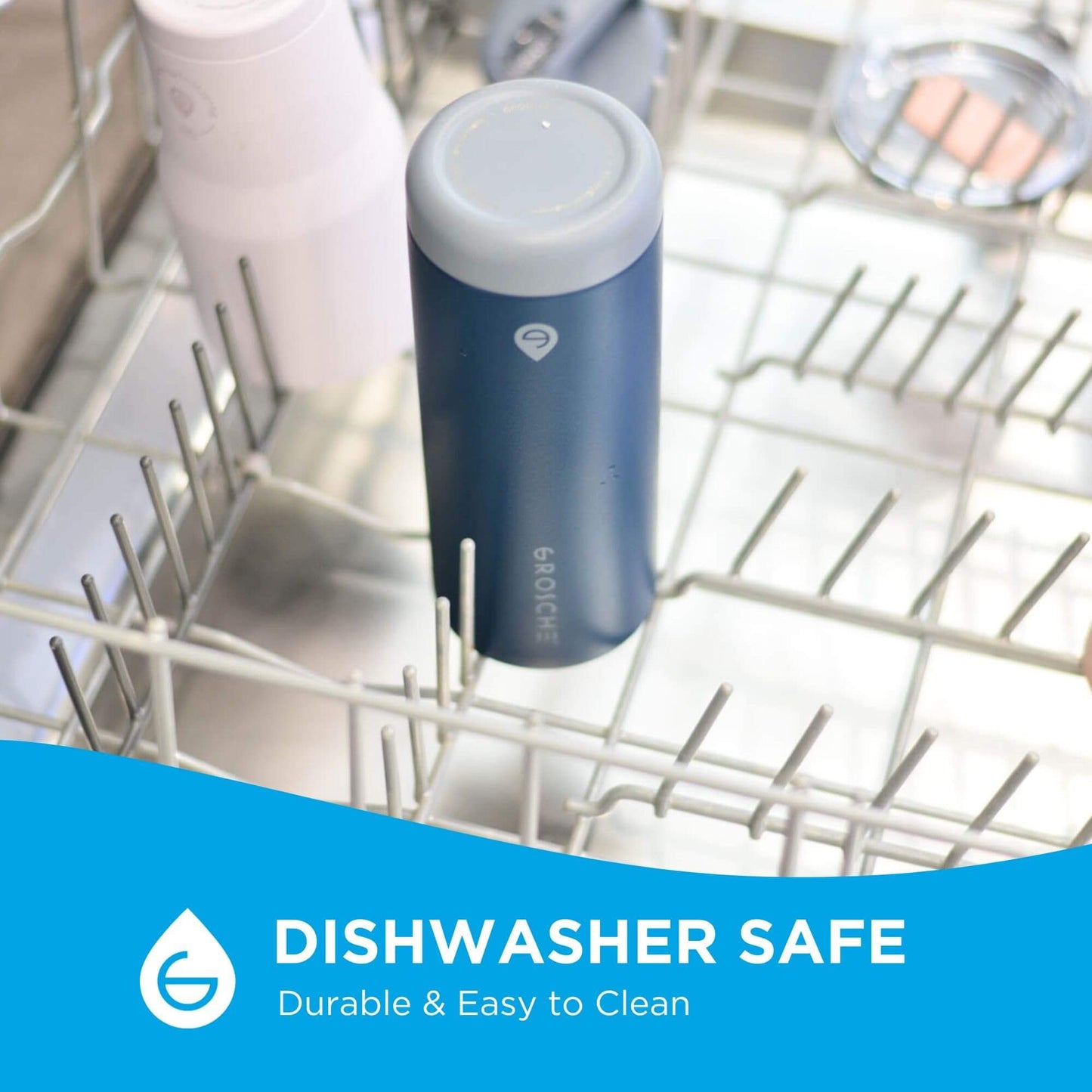 Insulated Stainless Steel Water Bottle with Straw Leakproof