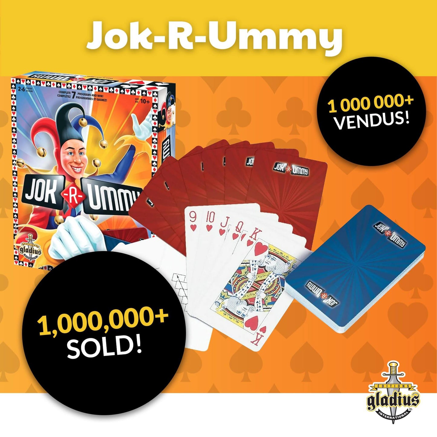 Gladius JOK-R-Ummy Card Games for Kids & Family