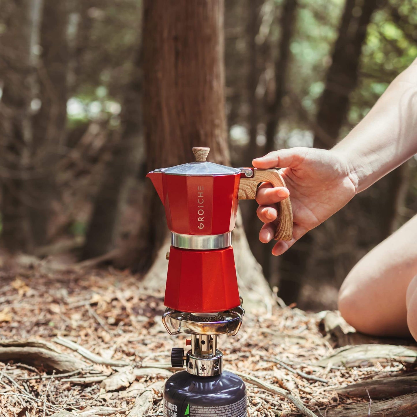 GROSCHE Milano Stovetop Espresso Maker Moka Pot