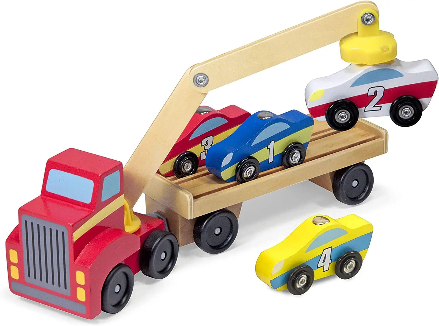 Melissa & Doug Magnetic Car Loader Set | GreenLifeHuman Emporium