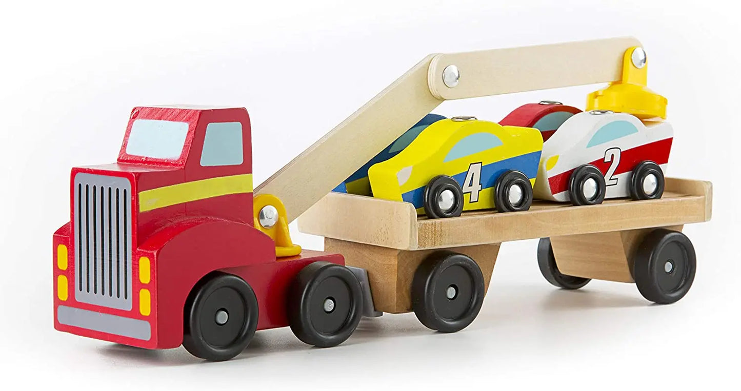 Melissa & Doug Magnetic Car Loader Set | GreenLifeHuman Emporium