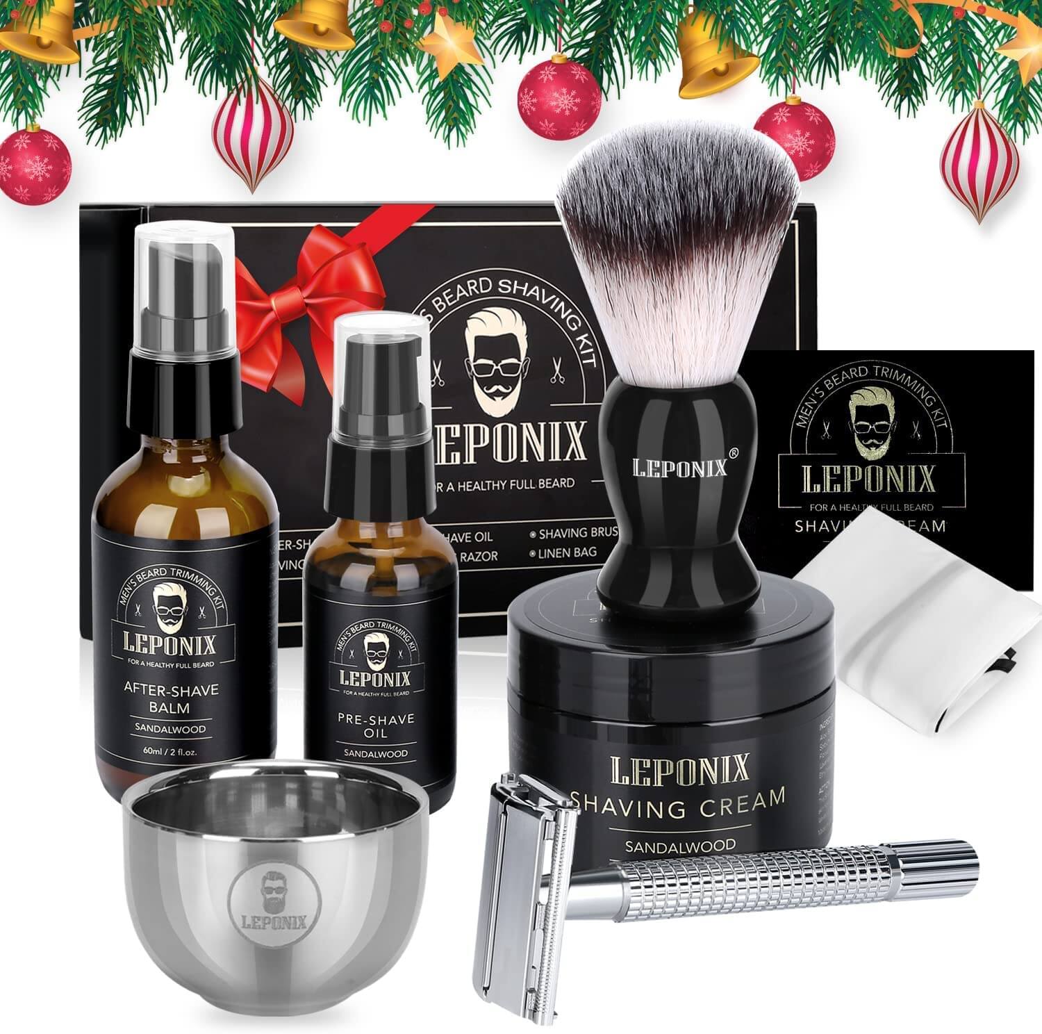 Men's Premium Shaving Kit - Complete Grooming Gift Set