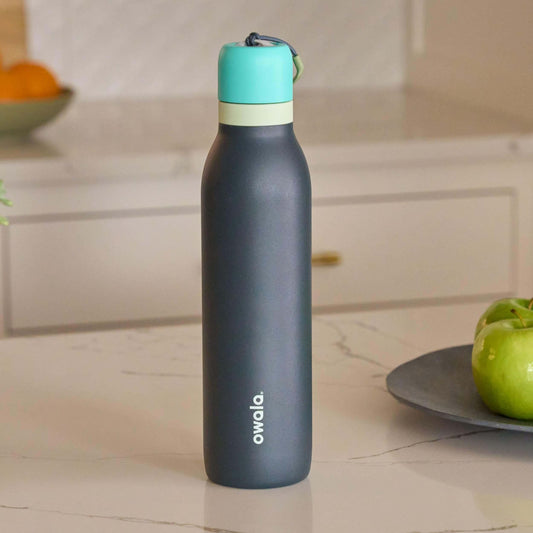 FreeSip Fresh: Owala 24oz Stainless Water Bottle with Straw