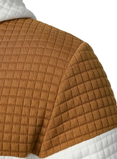 Mens Plaid Hooded Sweatshirt Long Sleeve Casual Hoodie