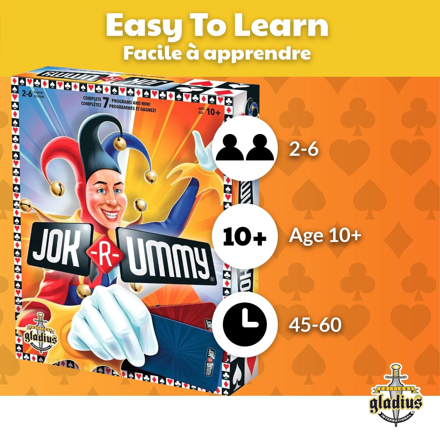 Gladius JOK-R-Ummy Card Games for Kids & Family