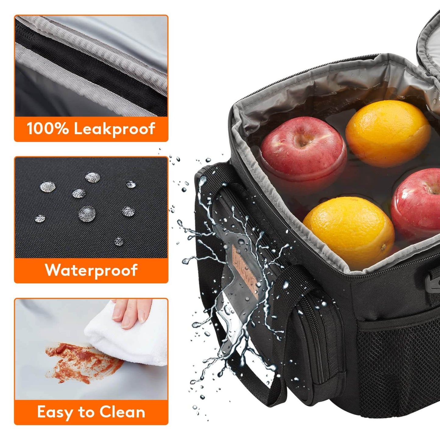 Fun Time Lunch Time: 12-Can (8.5L) Insulated Lunch Tote for Any Adventure