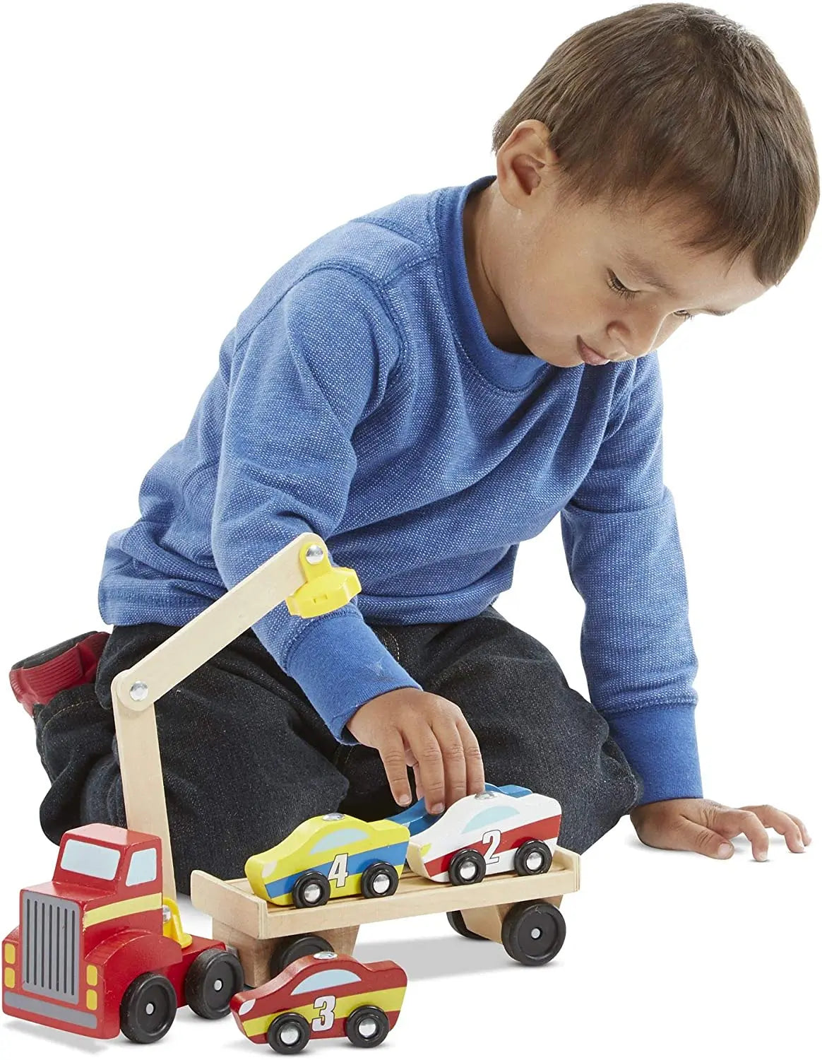 Melissa & Doug Magnetic Car Loader Set | GreenLifeHuman Emporium