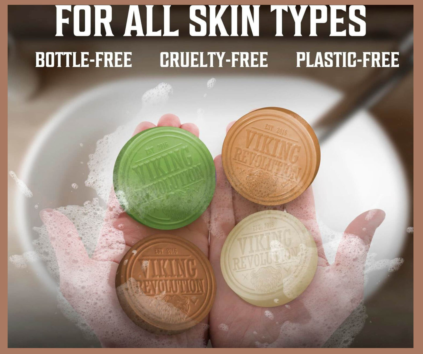 Luxury Shave Experience: 4-Pack Scented Shaving Soaps for Men (70g Each)