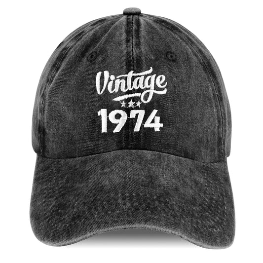 Classic Charm: Vintage 1974 Baseball Golf Cap