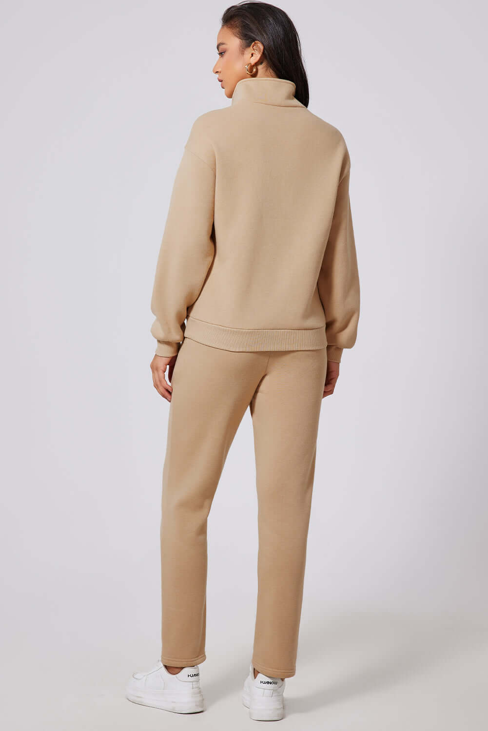 Active Luxe: Half Snap Turtleneck Top & Pants