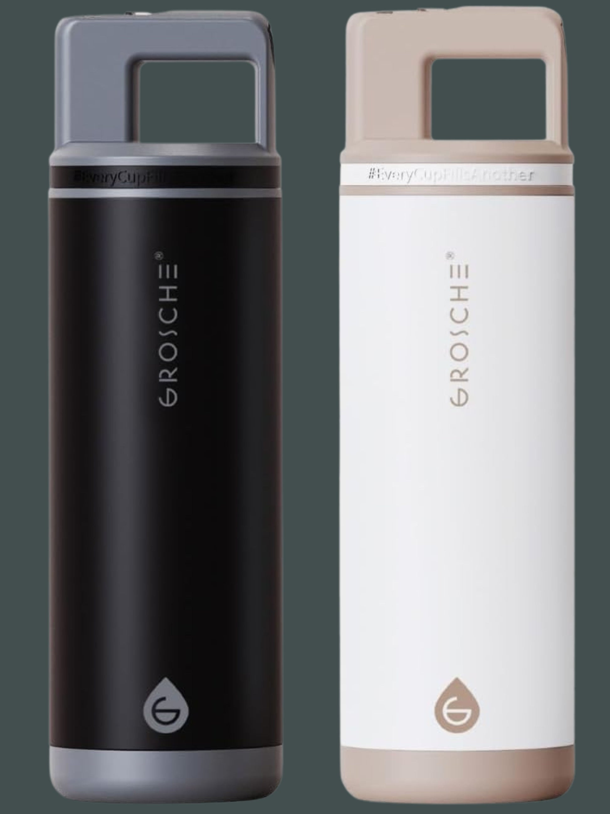 Insulated Stainless Steel Water Bottle with Straw Leakproof