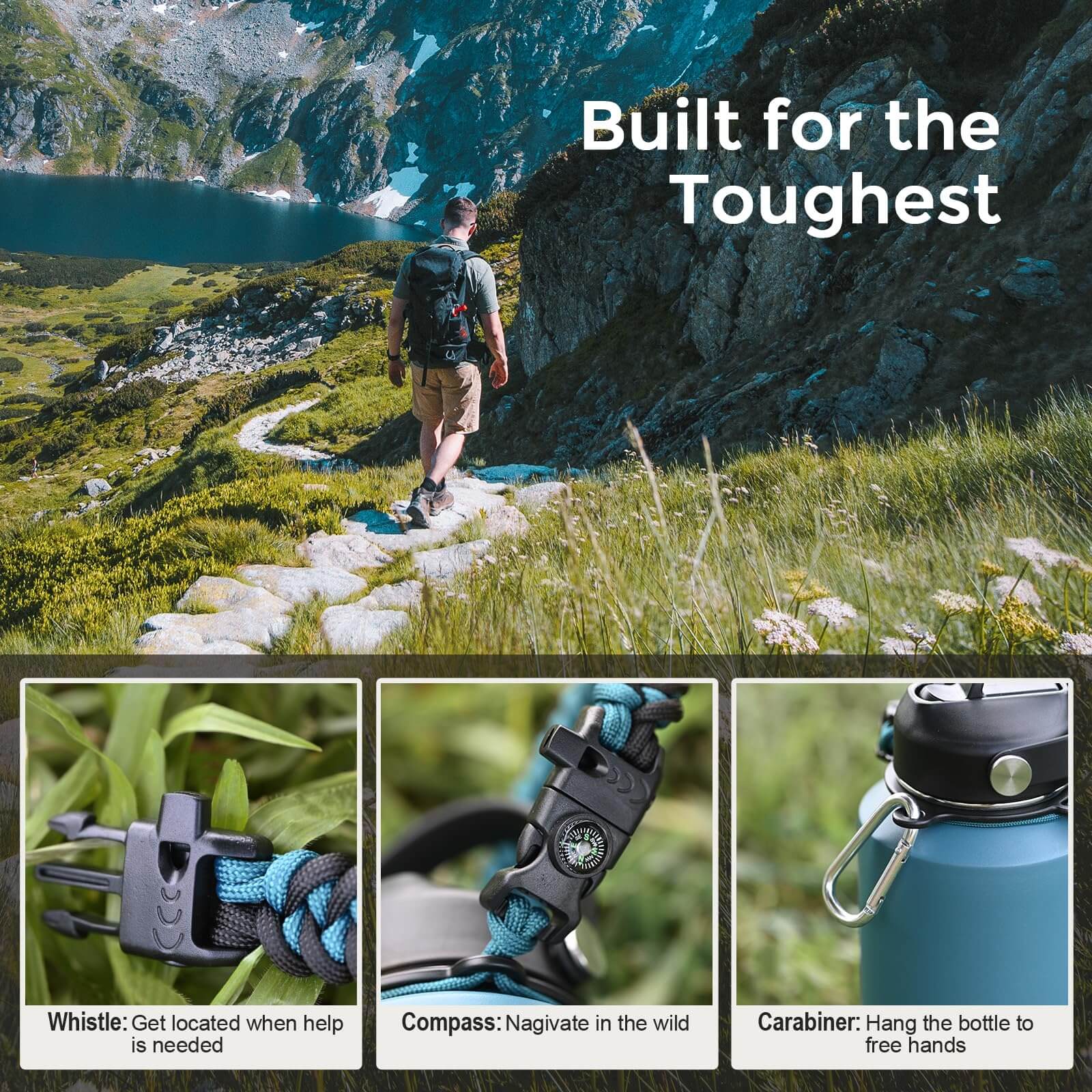 Adventure Ready 40oz Insulated Tumbler with Handle and Straw