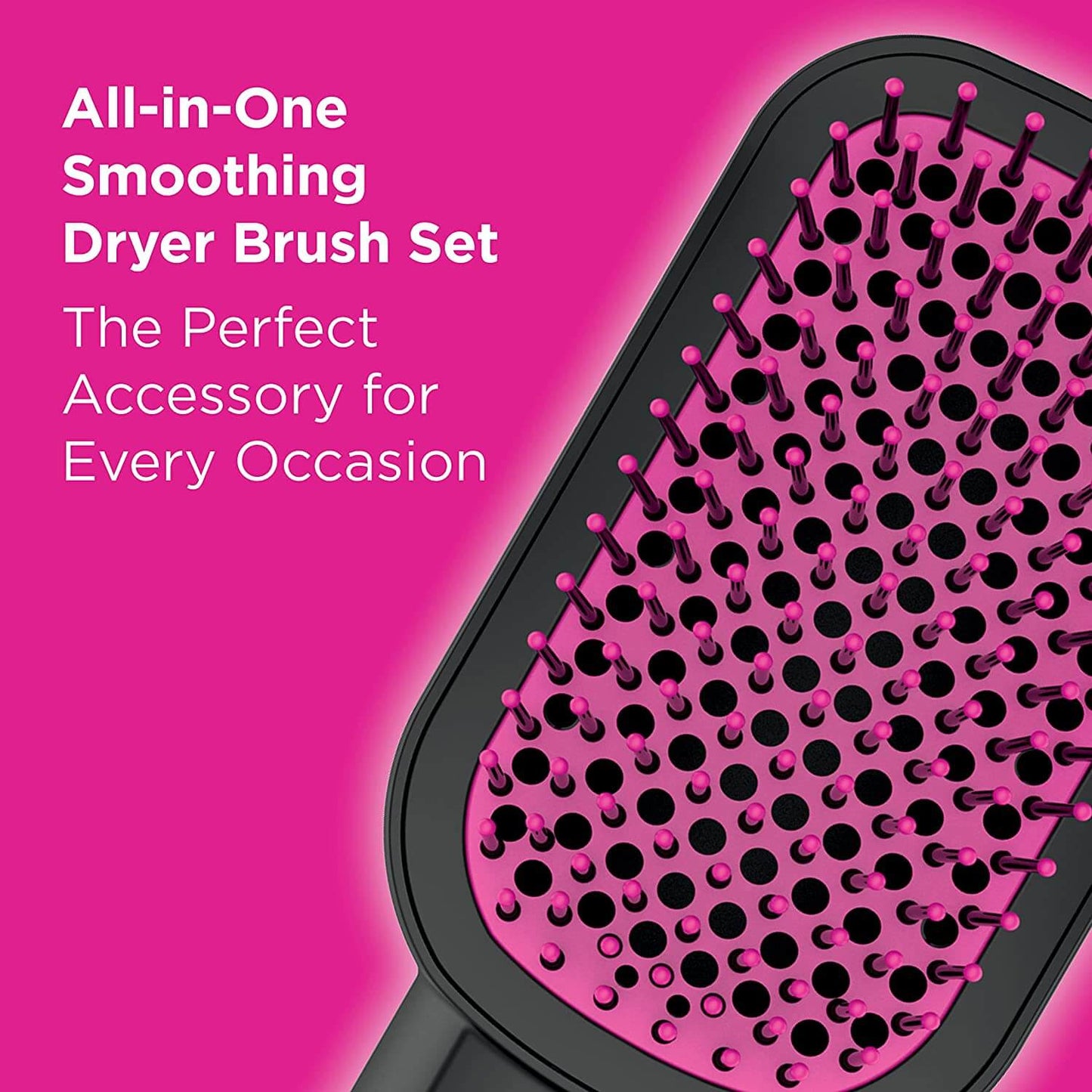 All-in-1 Conair Smoothing Detangling Dryer Brush - Pink