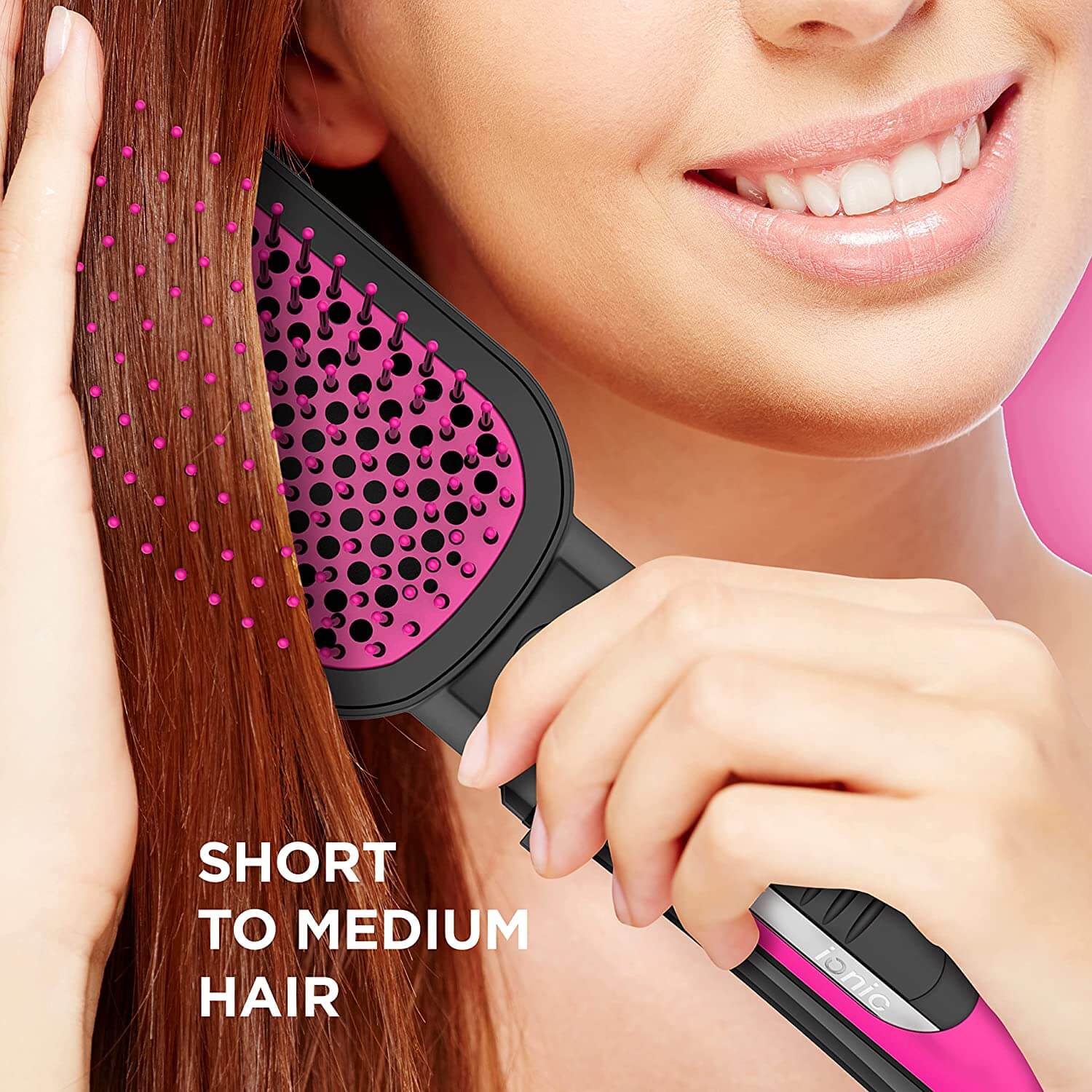 All-in-1 Conair Smoothing Detangling Dryer Brush - Pink