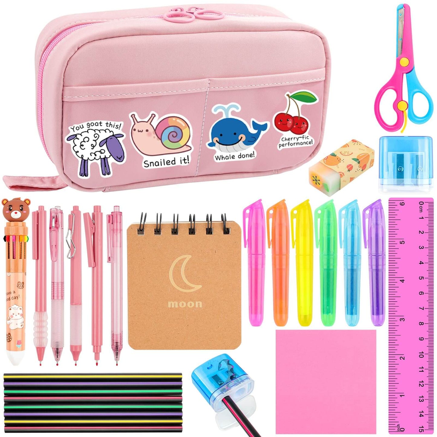 All-in-One Complete Pencil Case School Supplies Set