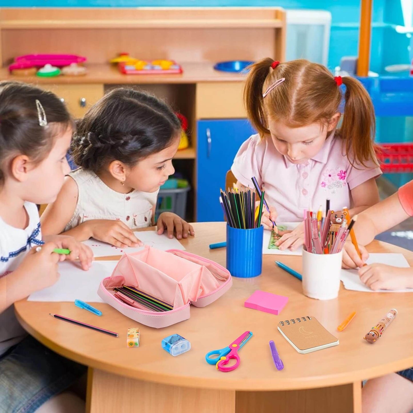 All-in-One Complete Pencil Case School Supplies Set