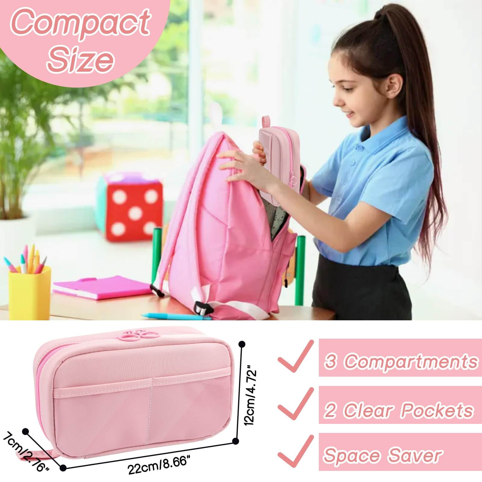 All-in-One Complete Pencil Case School Supplies Set