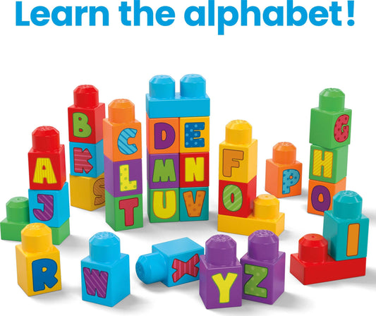 Alphabet Adventure 30 Piece Toddler Learning Blocks Ages 1+